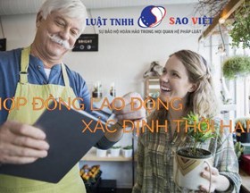 Hợp đồng lao đồng xác định thời hạn với người cao tuổi