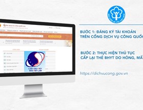 Hướng dẫn Cấp lại thẻ BHYT do hỏng, mất