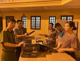 Thanh Hóa: Bắt giữ đối tượng buôn lậu 40 nghìn bao thuốc lá thương hiệu 555